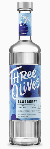 Three Olives® Blueberry Vodka 750ml
