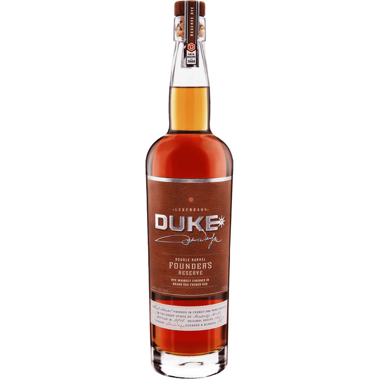 Duke Double Barrel Rye Founder's Reserve 750ml